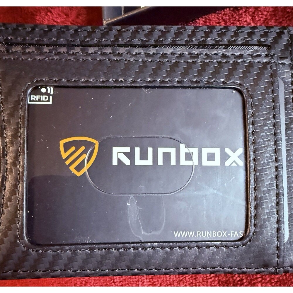 Mens Slim Leather Wallet with Money Clip RFID Blocking Bifold Credit Card Holder